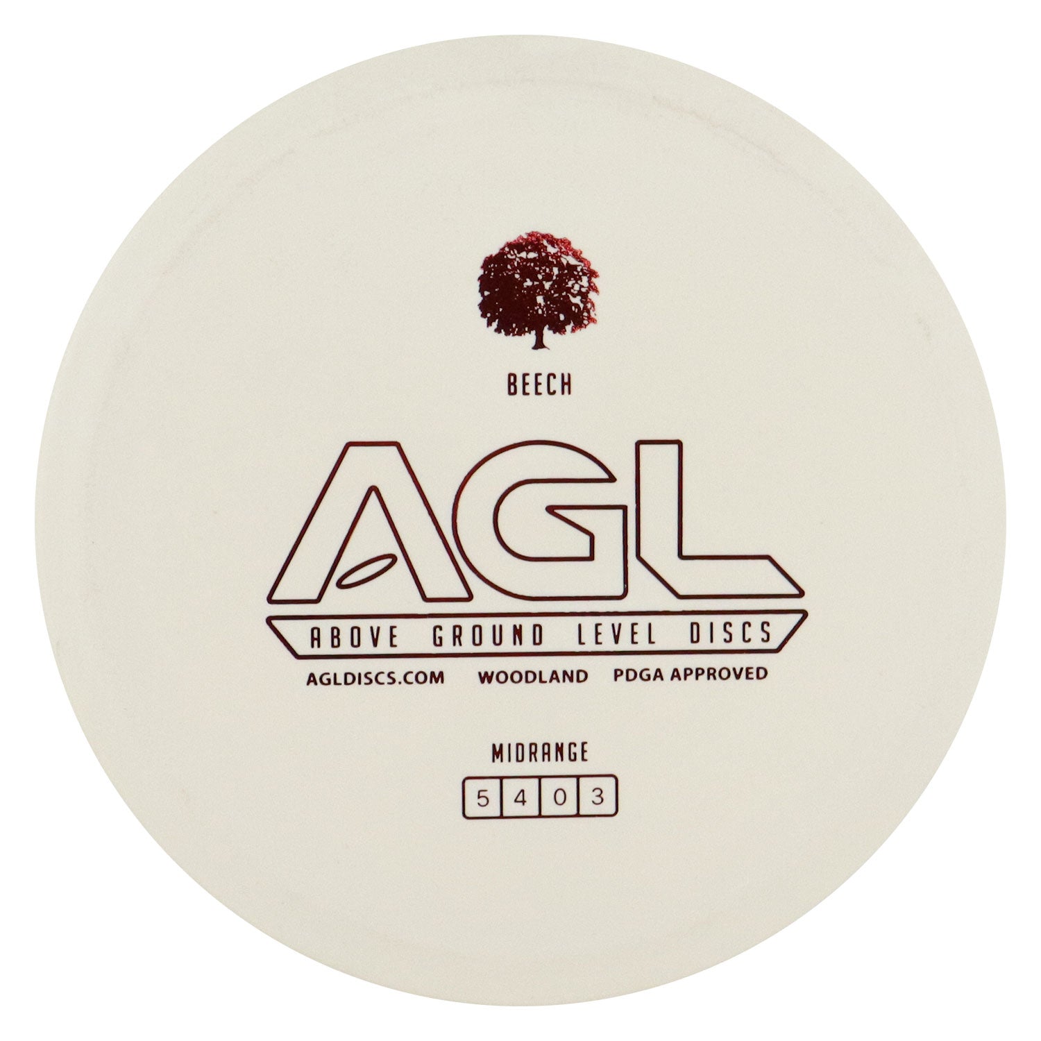 AGL Disc Golf Woodland Glow Beech Midrange Disc 5/2/0/3 - Choose Exact