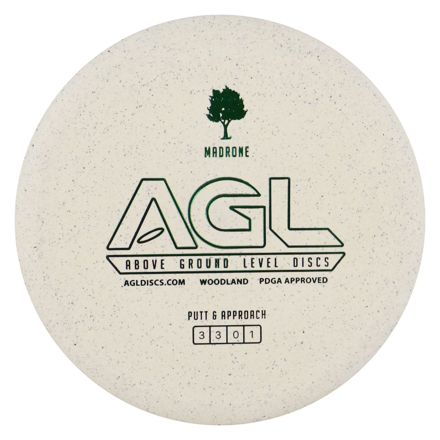 AGL Disc Golf Woodland Hemp Madrone Putter 3/3/0/1 - Choose Exact