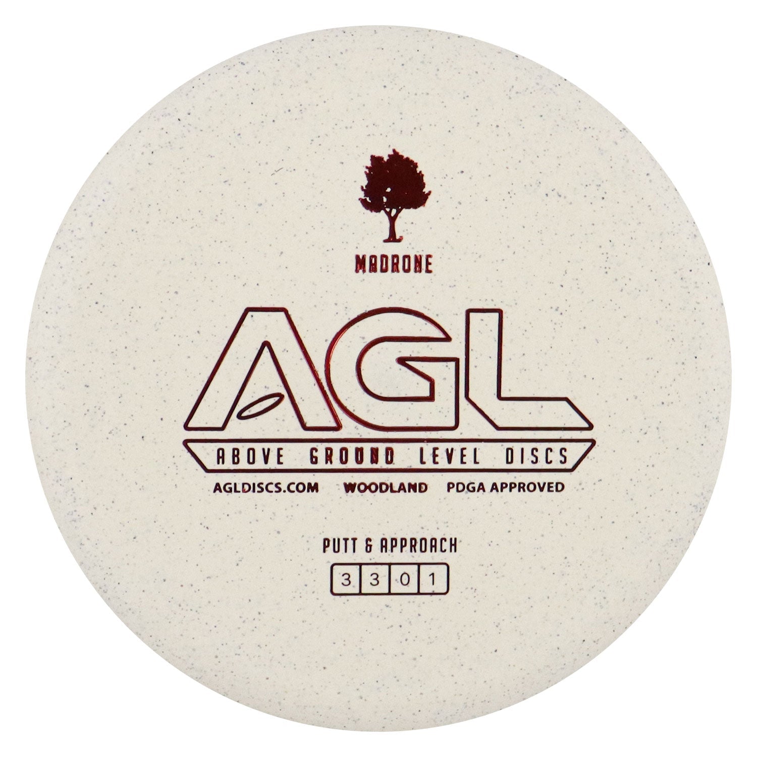 AGL Disc Golf Woodland Hemp Madrone Putter 3/3/0/1 - Choose Exact