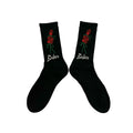 Baker Skateboards Socks Roses Black