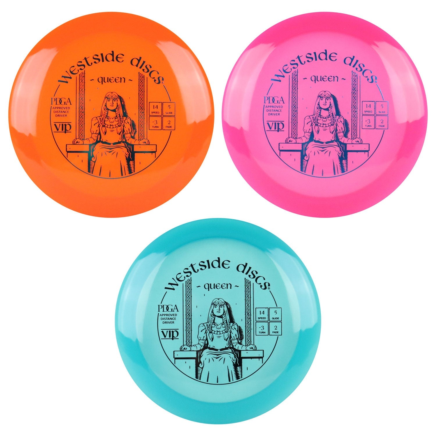 Westside Disc Golf VIP Queen Distance Driver 14/5/-3/2 - Choose Exact Disc