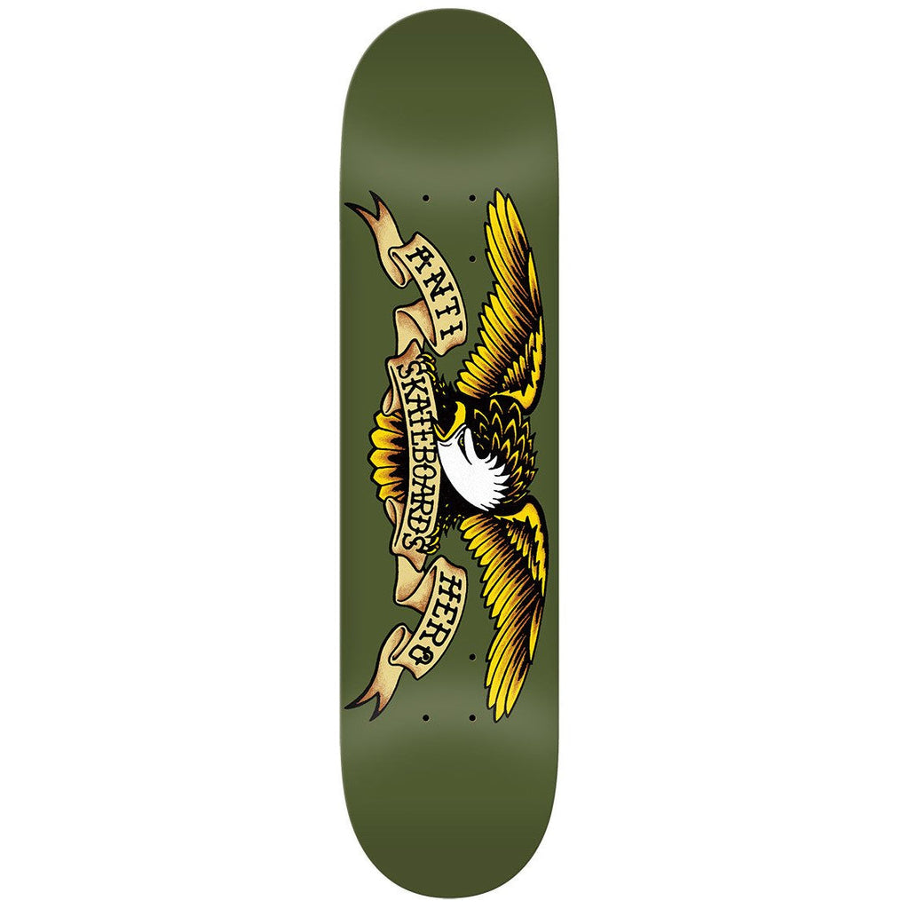 Anti Hero Premium Skateboard with Indy Trucks, Spitfire Wheels 8.38" Classic Eagle