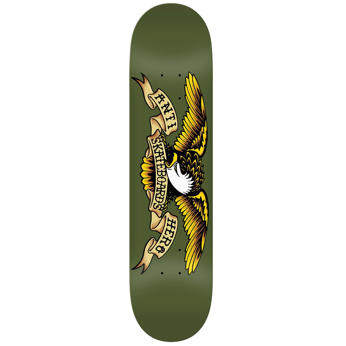 Anti Hero Premium Skateboard with Indy Trucks, Spitfire Wheels 8.38" Classic Eagle