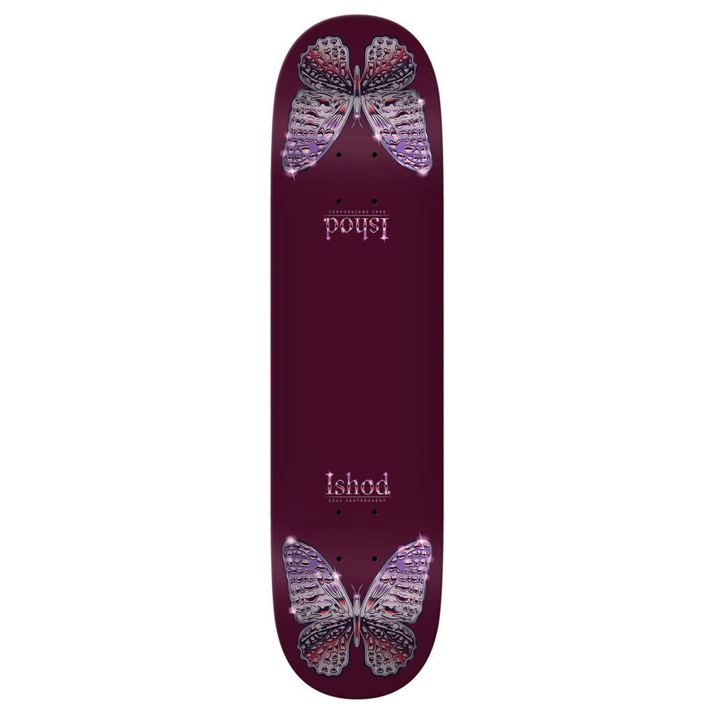 Real Skateboard Complete Ishod Mariposa Chrome Redux Twin Tail 8.0" x 31.5"