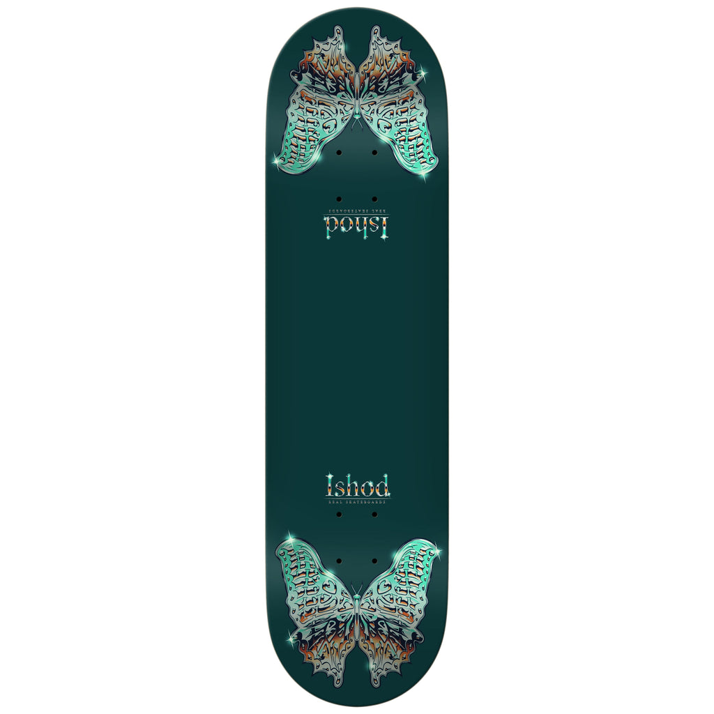 Real Skateboard Complete Ishod Mariposa Chrome Redux Twin Tail 8.5" x 32.2"