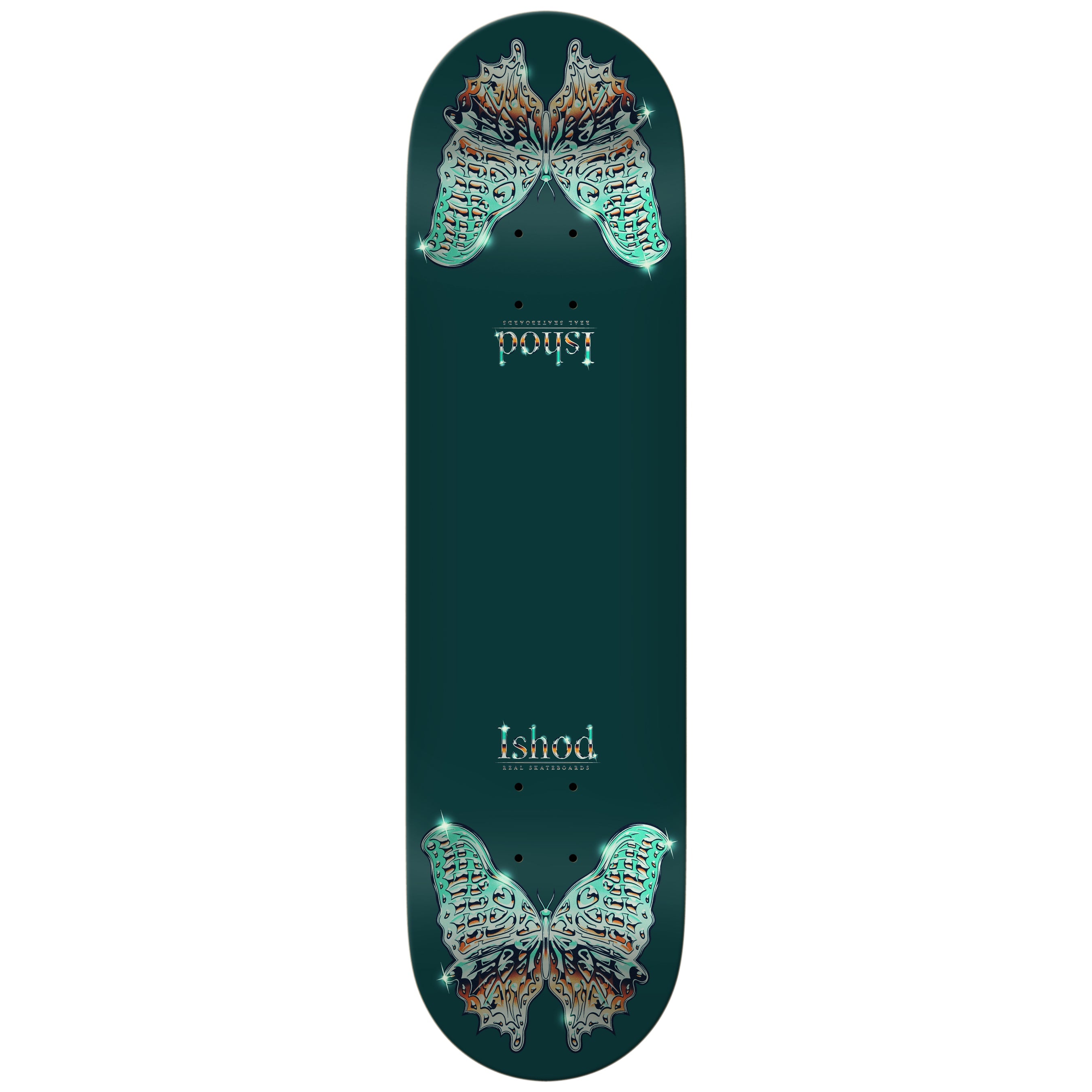 Real Skateboard Deck Ishod Mariposa Chrome Redux Twin Tail 8.5" x 32.2"