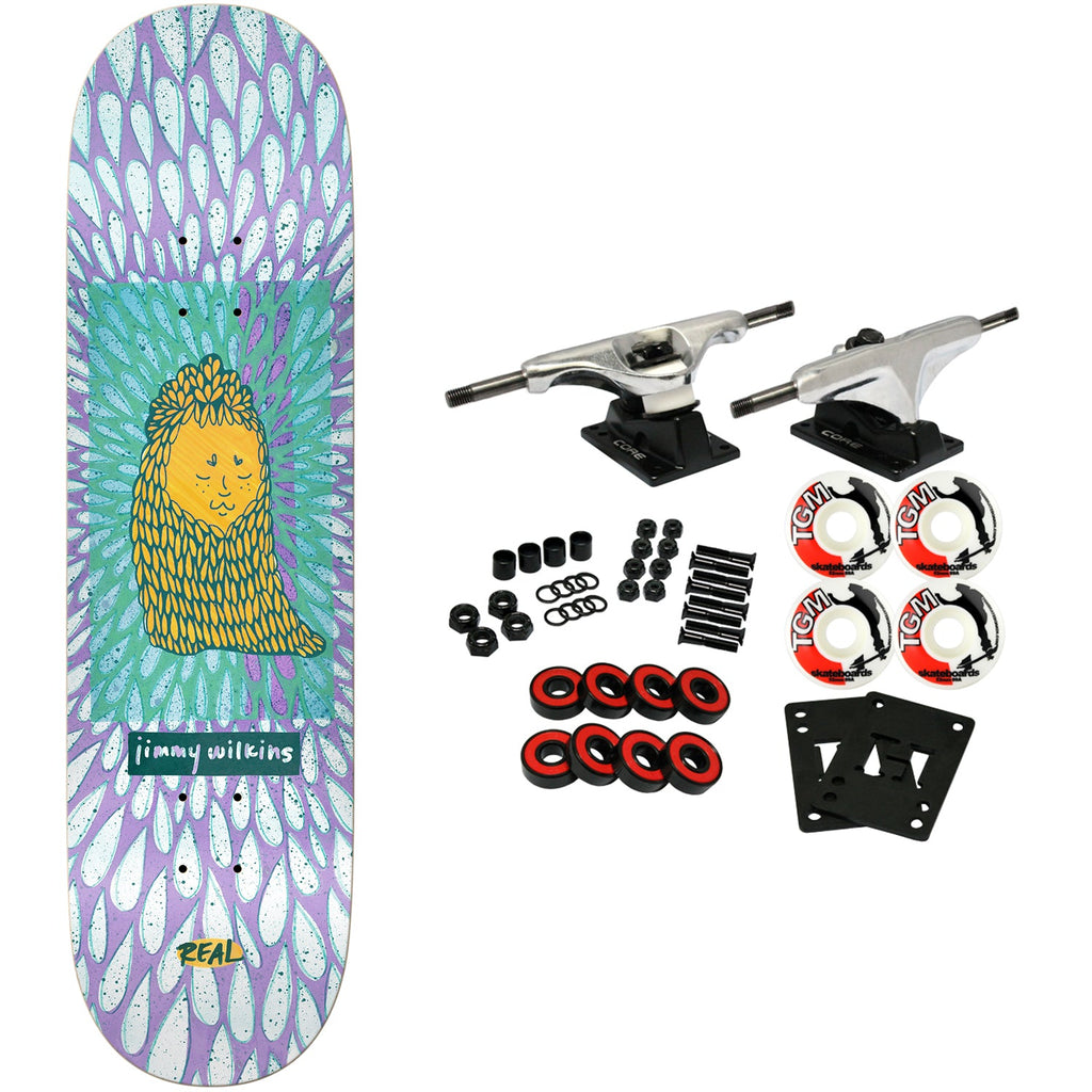 Real Skateboard Complete Jimmy Wilkins Echoes by Nora 8.5" x 31.85"