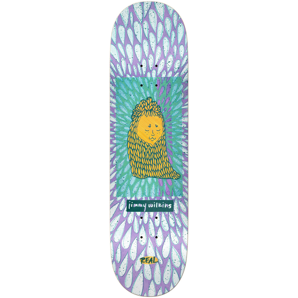 Real Skateboard Deck Jimmy Wilkins Echoes by Nora 8.5" x 31.85"