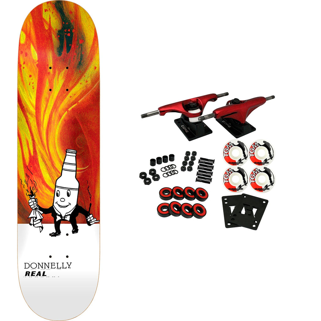 Real Skateboard Complete Donnelly Burning Dad 8.5" x 31.8"