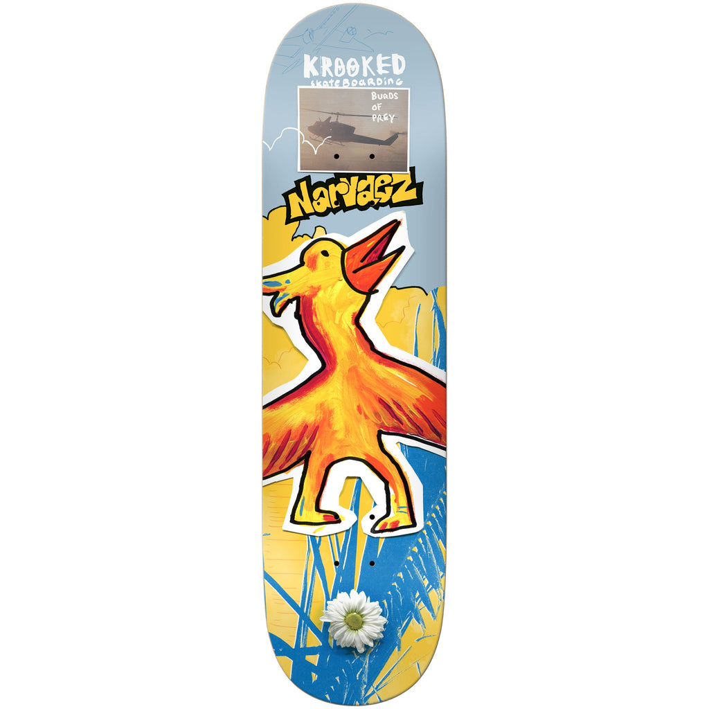 Krooked Skateboard Complete Sam Navarez Burds 8.38" x 32.25"