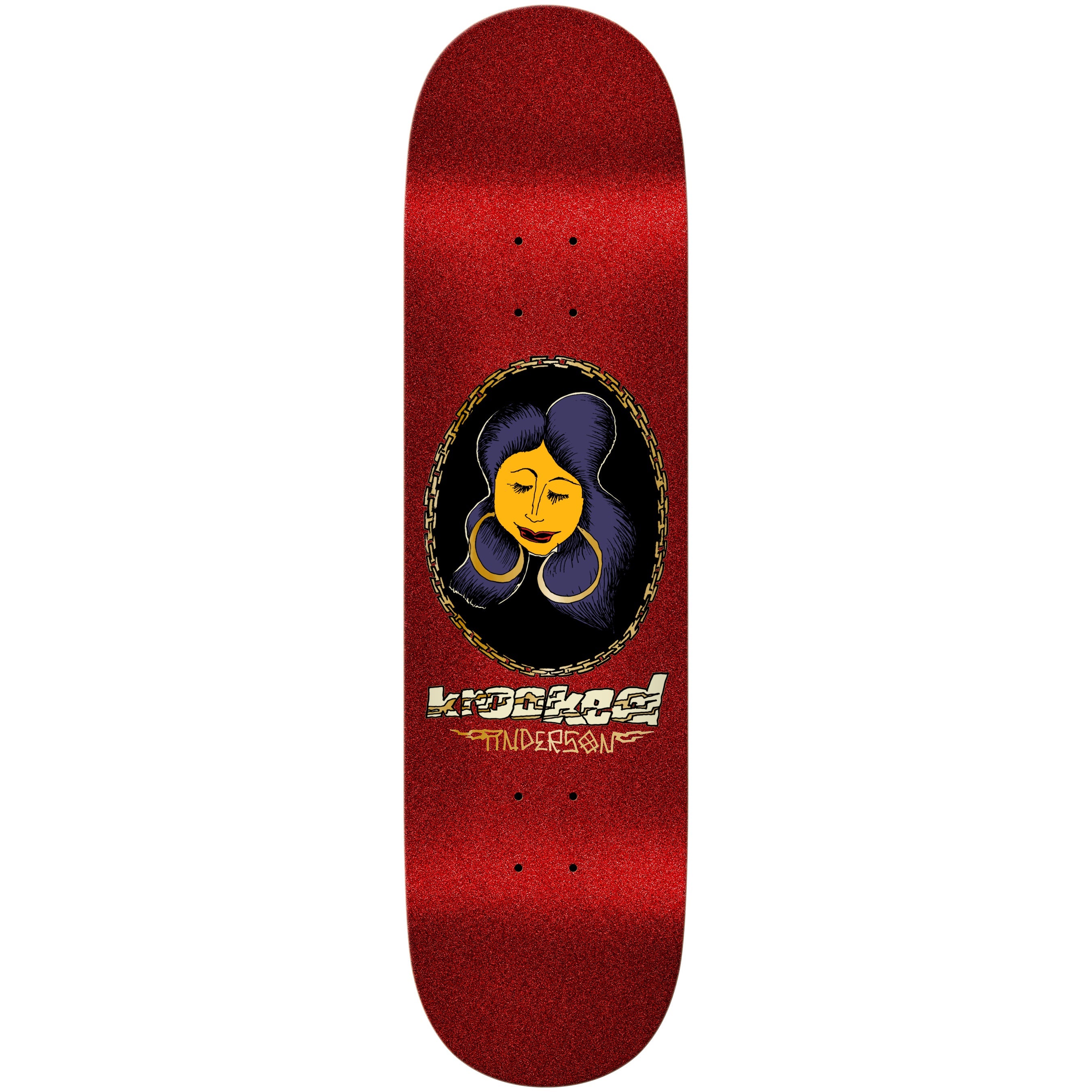 Krooked Skateboard Complete Manderson Chain Frame DBX 8.38" x 32.25"