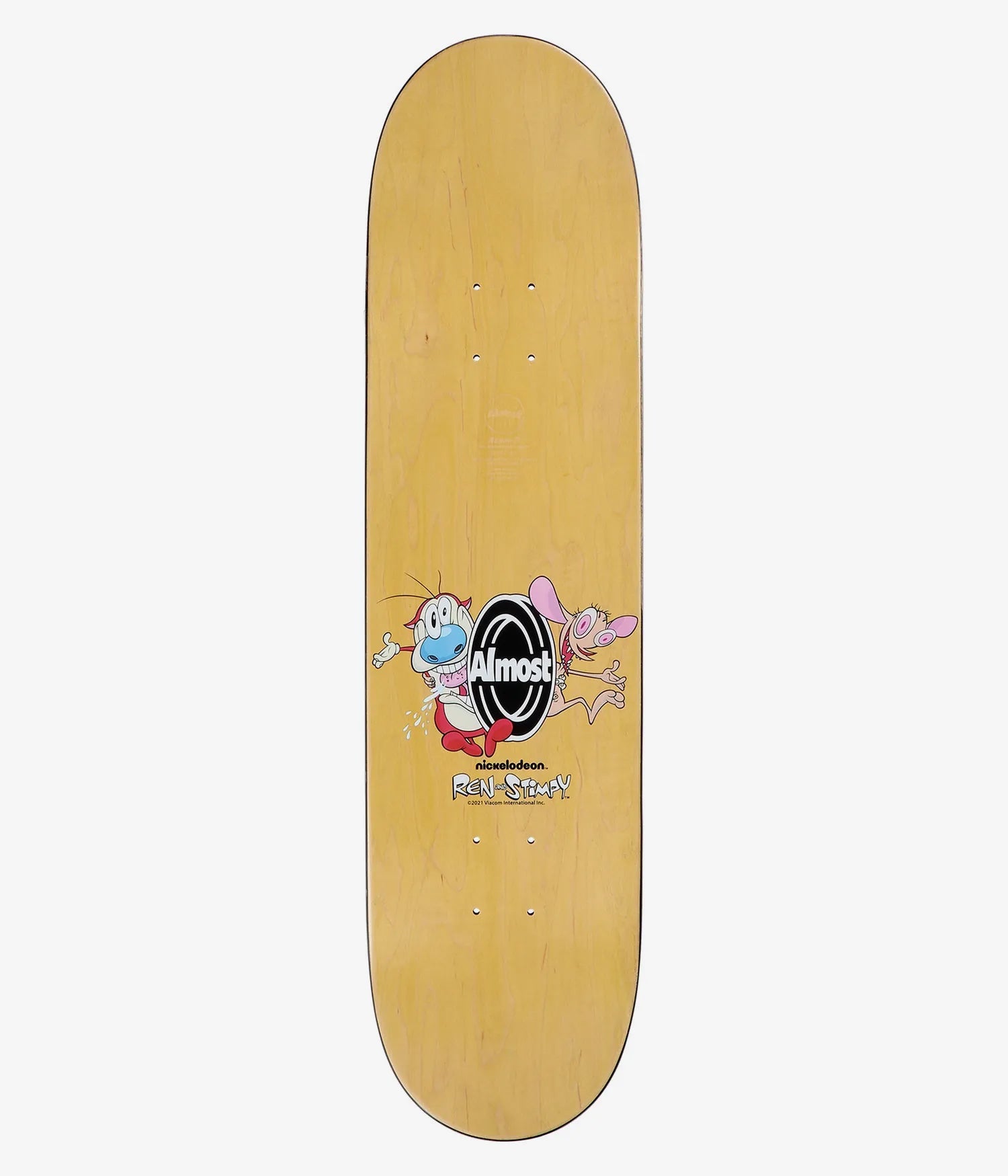 Almost Premium Skateboard Dilo Ren and Stimpy 8.375" Independent Satori Upgrade