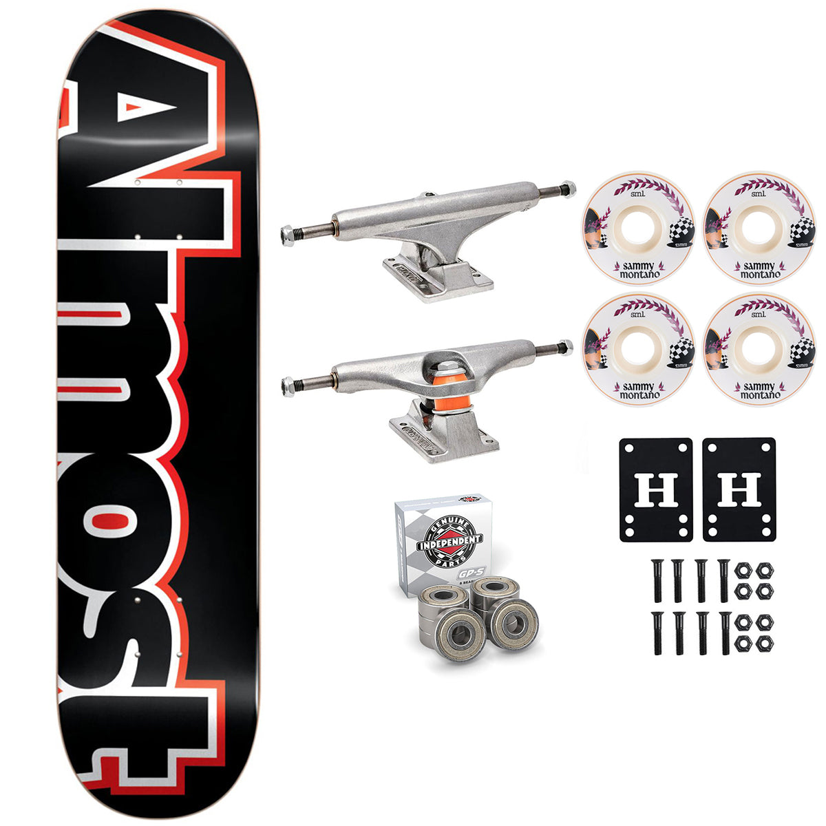Almost Premium Skateboard Outliner 8.25" Independent Sml Upgrade