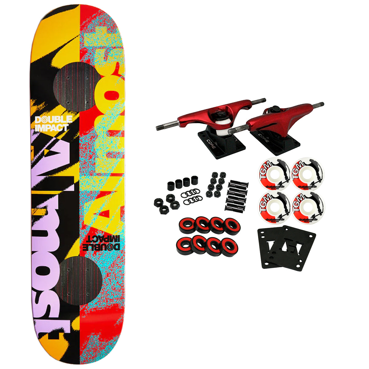 Almost Skateboard Complete Square Peg Double Impact 8.25" x 32.1"