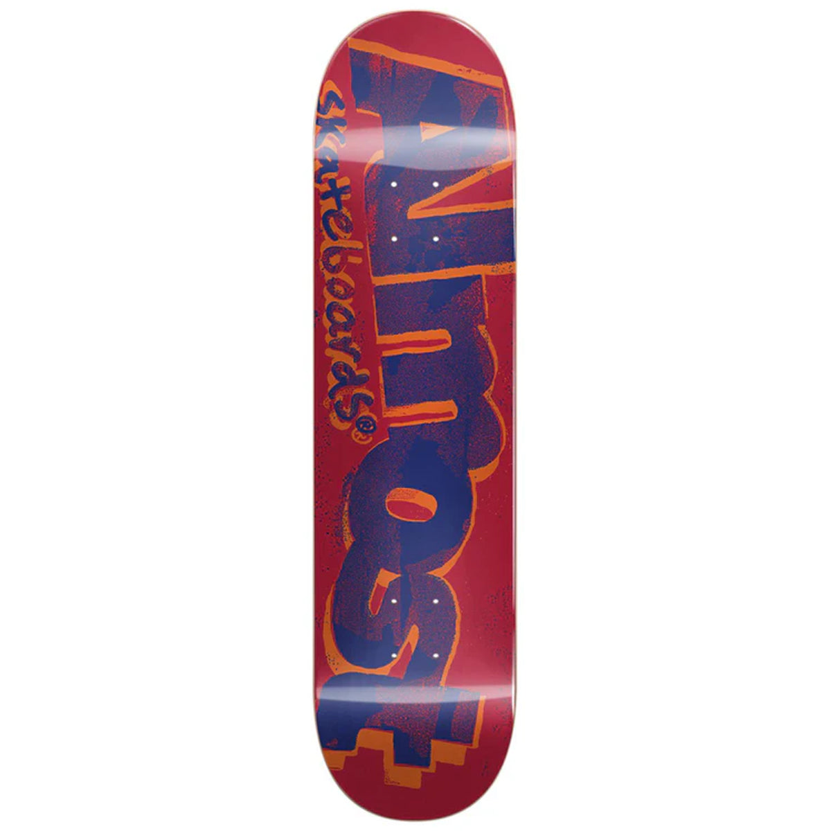 Almost Skateboard Deck Silk Screen Red 8.125" x 31.7"
