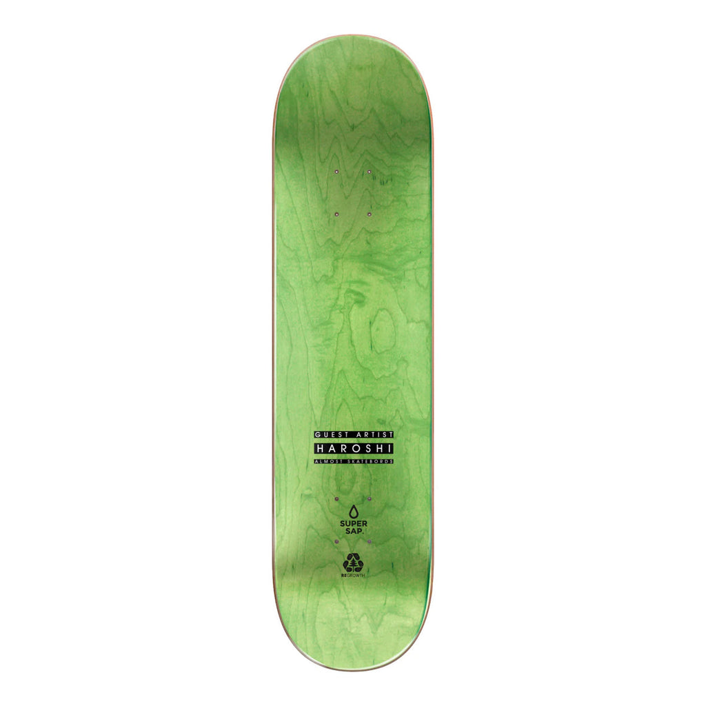 Almost Skateboard Deck Yuri Haroshi Creature Super Sap 8.125" x 31.7"