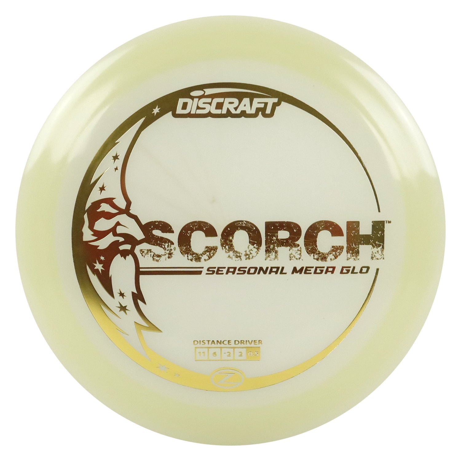 Discraft Disc Golf Seasonal Mega-Glo Scorch Distance Driver 11/6/-2/2 - Choose Exact Disc
