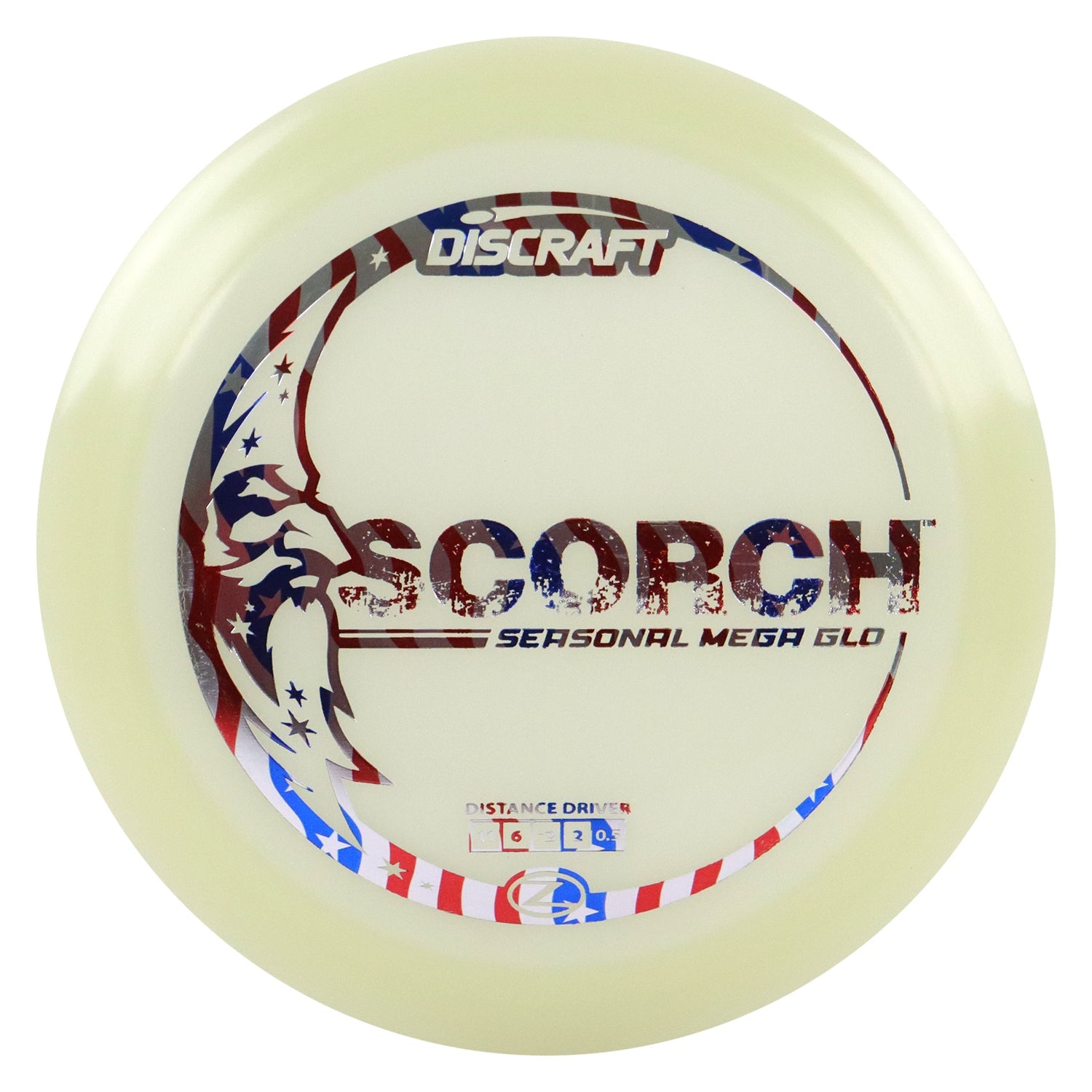 Discraft Disc Golf Seasonal Mega-Glo Scorch Distance Driver 11/6/-2/2 - Choose Exact Disc