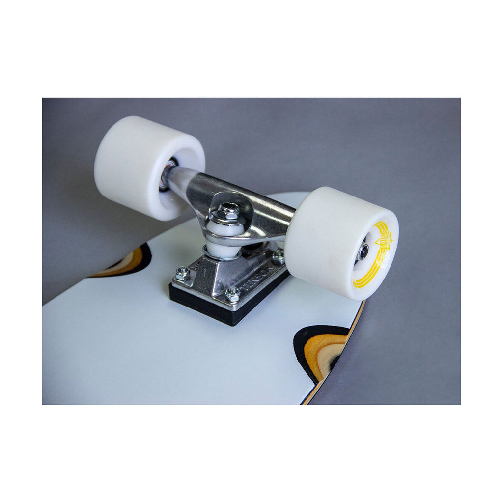 Dusters California Skateboard Cruiser Flames 7.9" x 31" Built in Bottle Opener