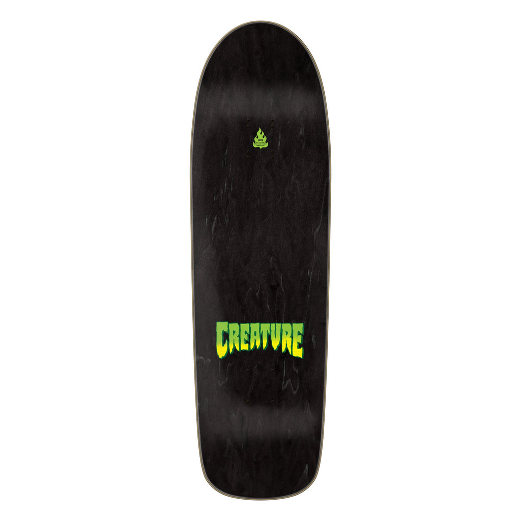 Creature Skateboard Complete Logo Spray Black 9.30" x 31.925"