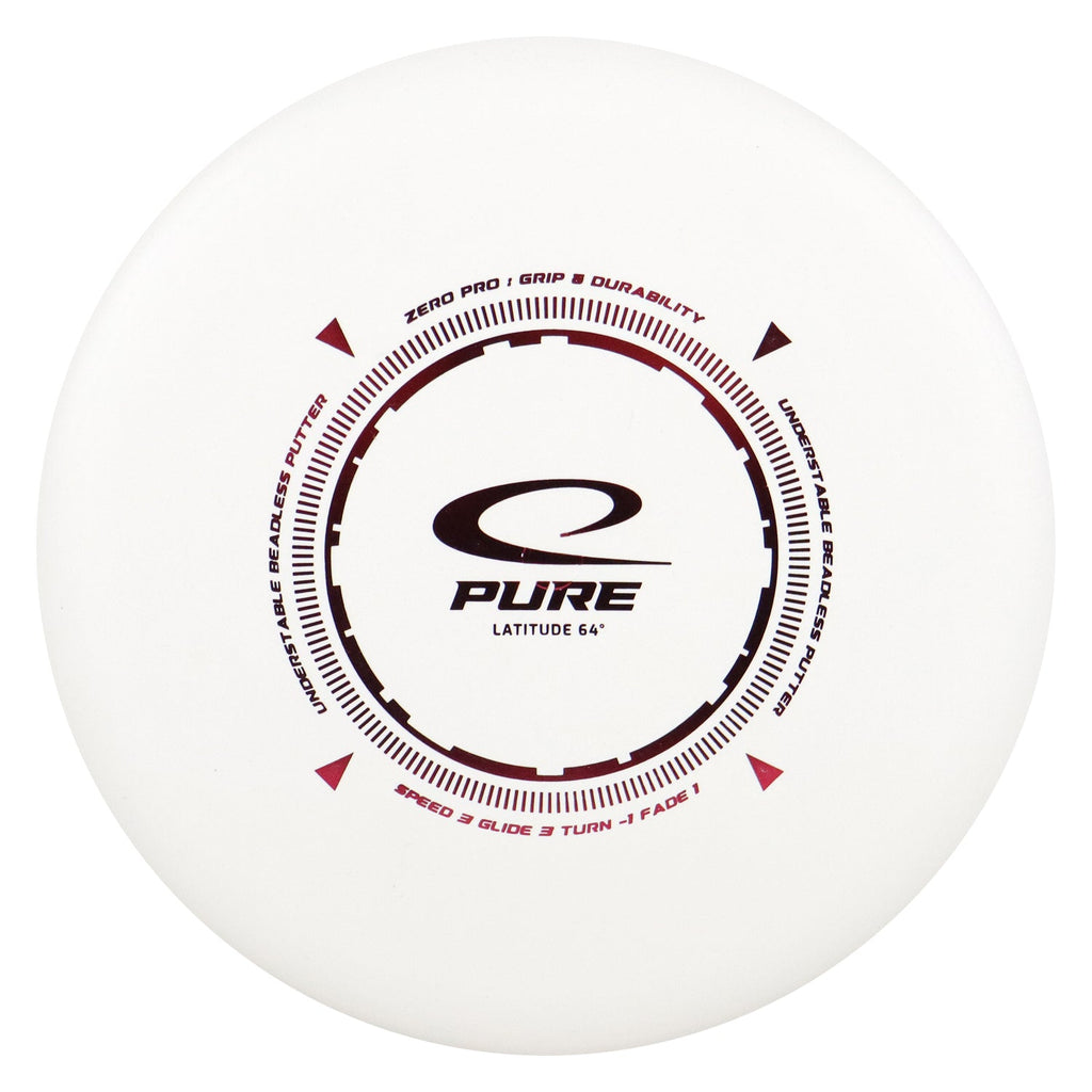 Latitude 64 Disc Golf Zero Pro Pure Putter 3/3/-1/1 - Choose Exact Disc