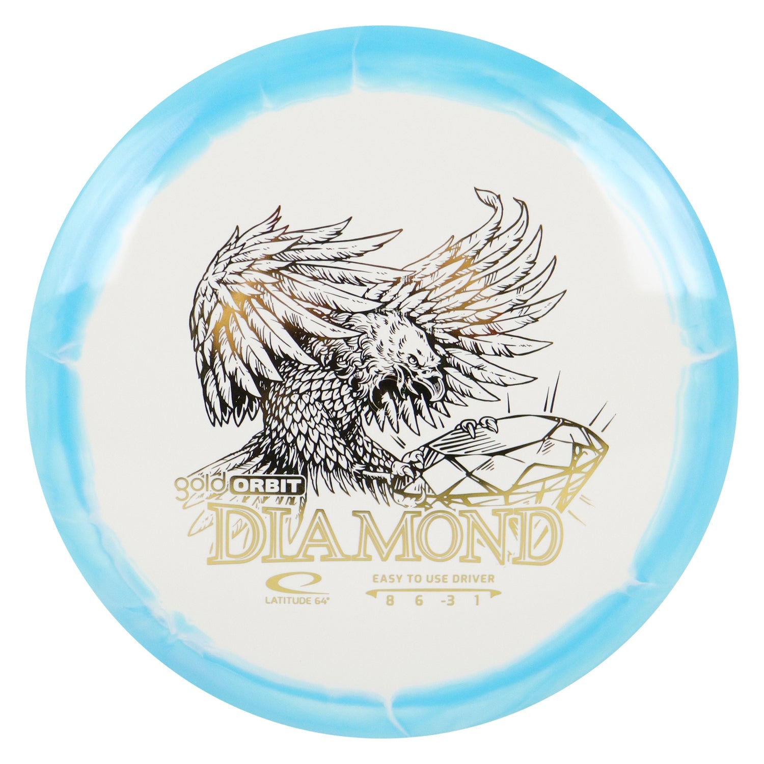 Latitude 64 Disc Golf Gold Orbit Diamond Fairway Driver 8/6/-3/1 - Chosse Exact Disc