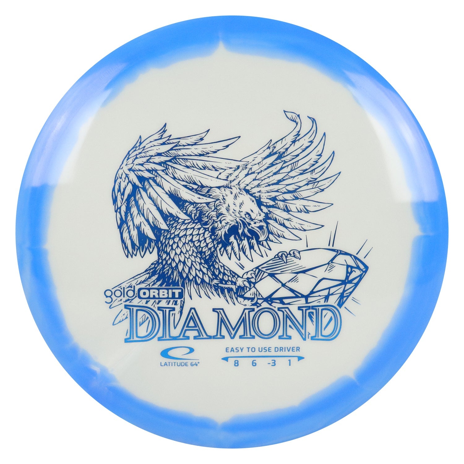 Latitude 64 Disc Golf Gold Orbit Diamond Fairway Driver 8/6/-3/1 - Chosse Exact Disc