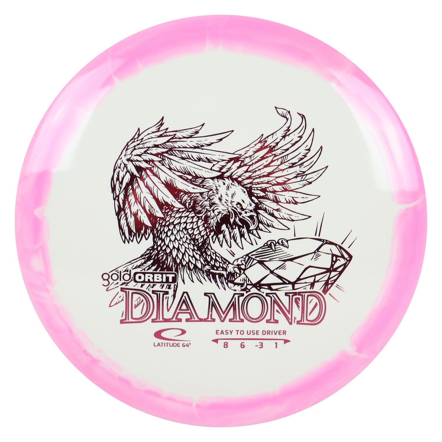 Latitude 64 Disc Golf Gold Orbit Diamond Fairway Driver 8/6/-3/1 - Chosse Exact Disc
