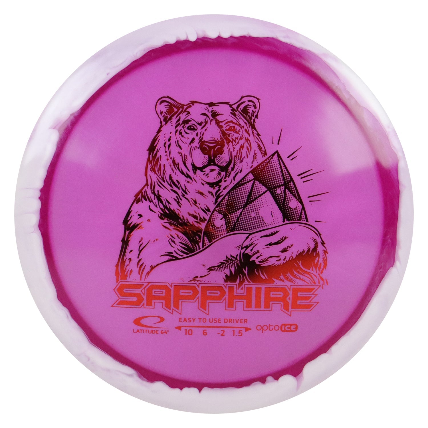 Latitude 64 Disc Golf Opto-Ice Orbit Sapphire Distance Driver 10/6/-2/1.5 - Choose Exact Disc