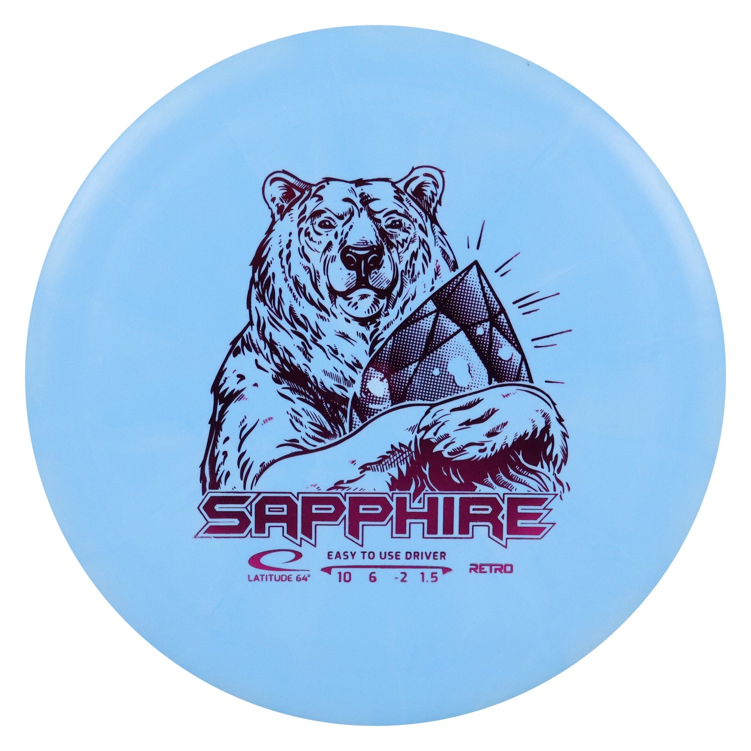 Latitude 64 Disc Golf Retro Burst Sapphire Distance Driver 10/6/-2/1.5 - Choose Exact Disc