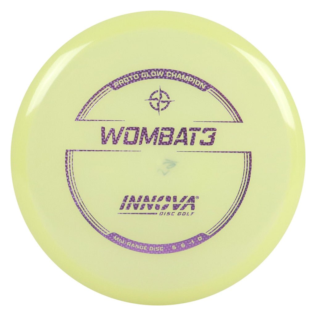 Innova Disc Golf Proto Glow Champion Wombat3 Midrange 5/6/-1/0 - Choose Exact Disc