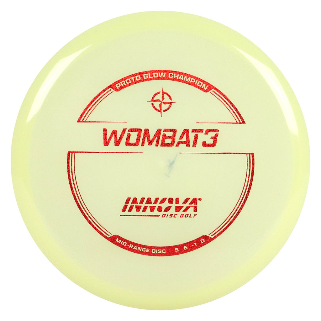 Innova Disc Golf Proto Glow Champion Wombat3 Midrange 5/6/-1/0 - Choose Exact Disc
