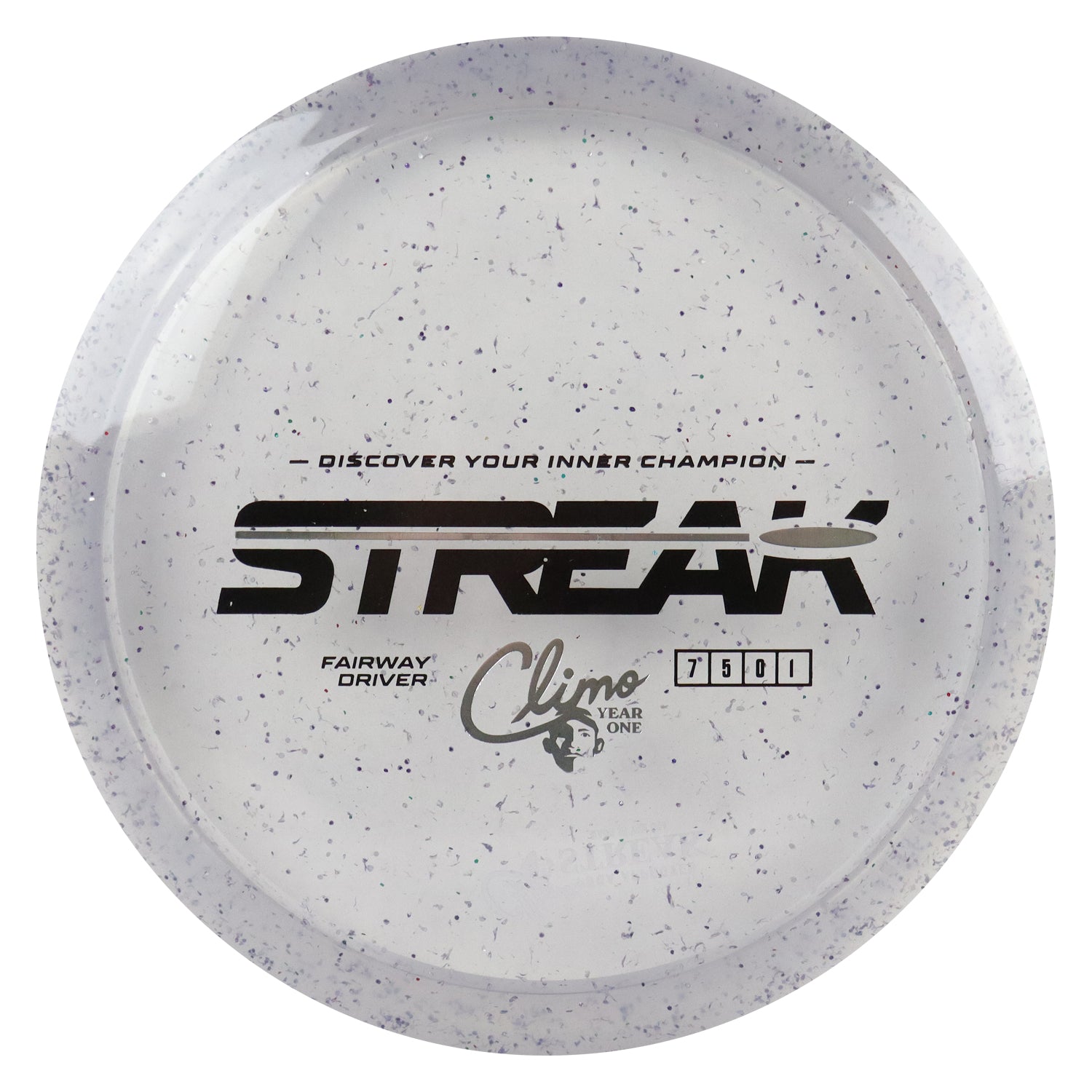 Climo Disc Golf Victory Line Sparkle Year 1 Streak Fairway Driver 7/5/0/1 - Choose Exact Disc