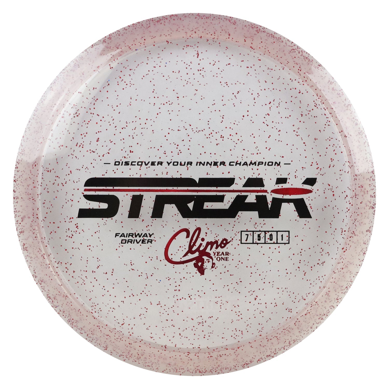 Climo Disc Golf Victory Line Sparkle Year 1 Streak Fairway Driver 7/5/0/1 - Choose Exact Disc