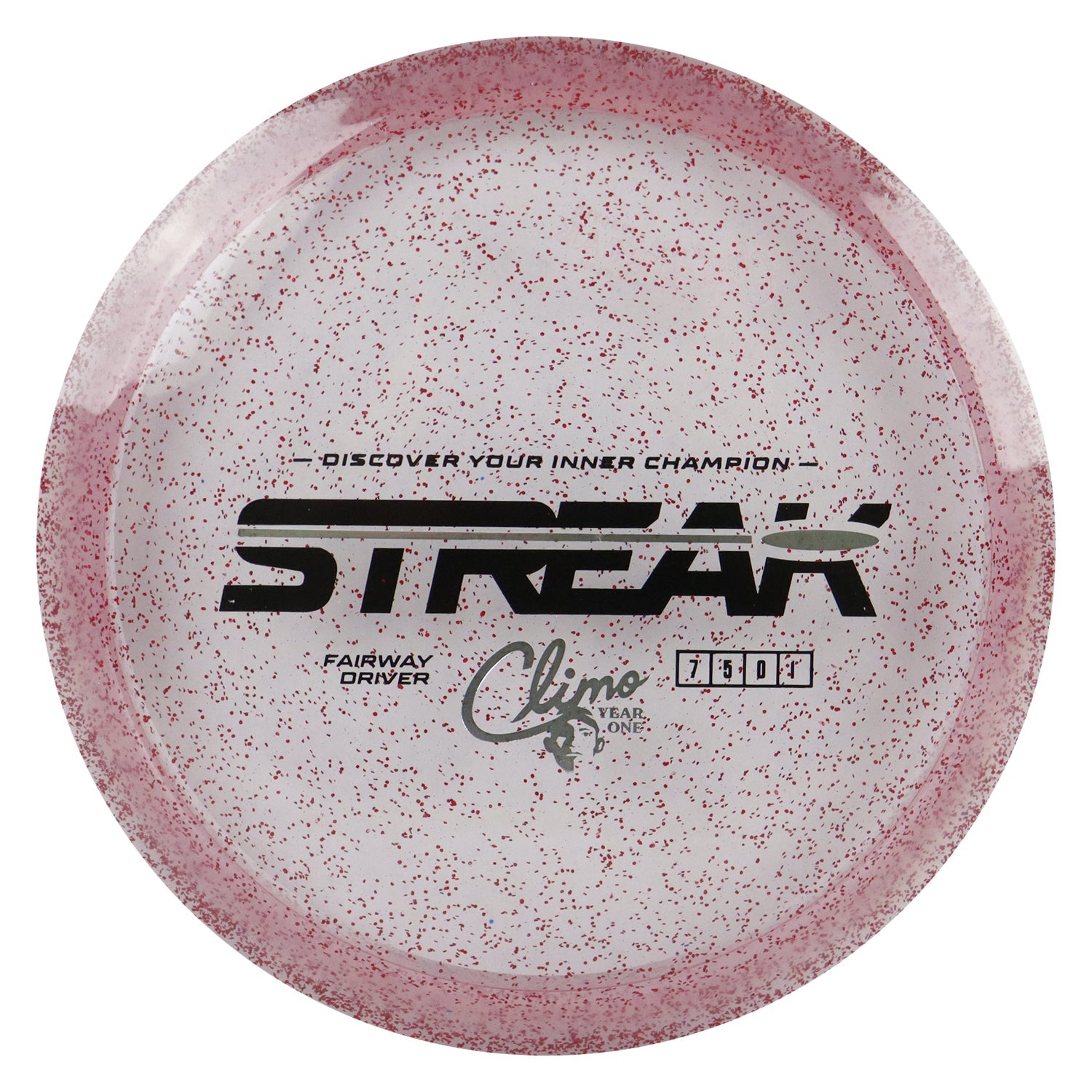 Climo Disc Golf Victory Line Sparkle Year 1 Streak Fairway Driver 7/5/0/1 - Choose Exact Disc