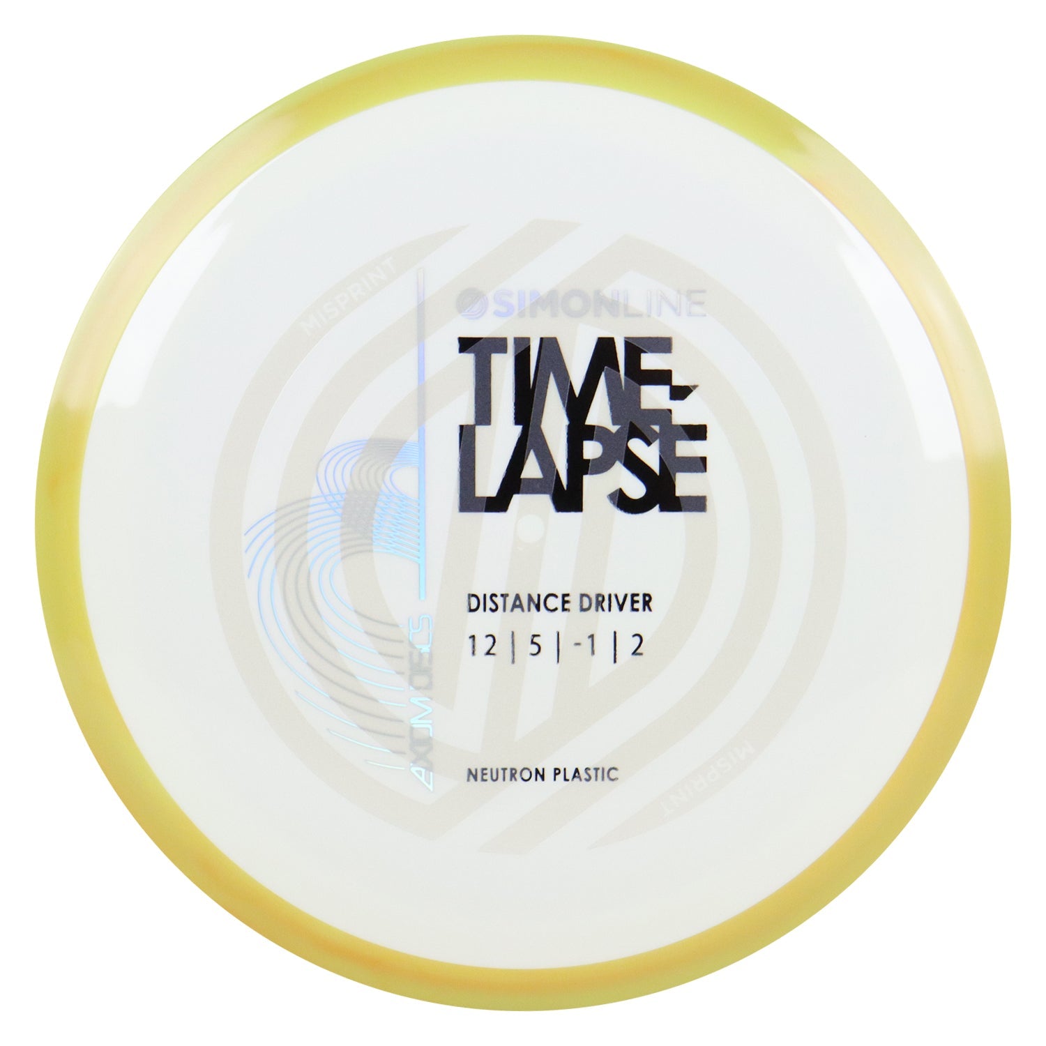 Axiom Disc Golf Simon Line Neutron Time-Lapse Retooled Misprint Distance Driver 12/5/-1/2