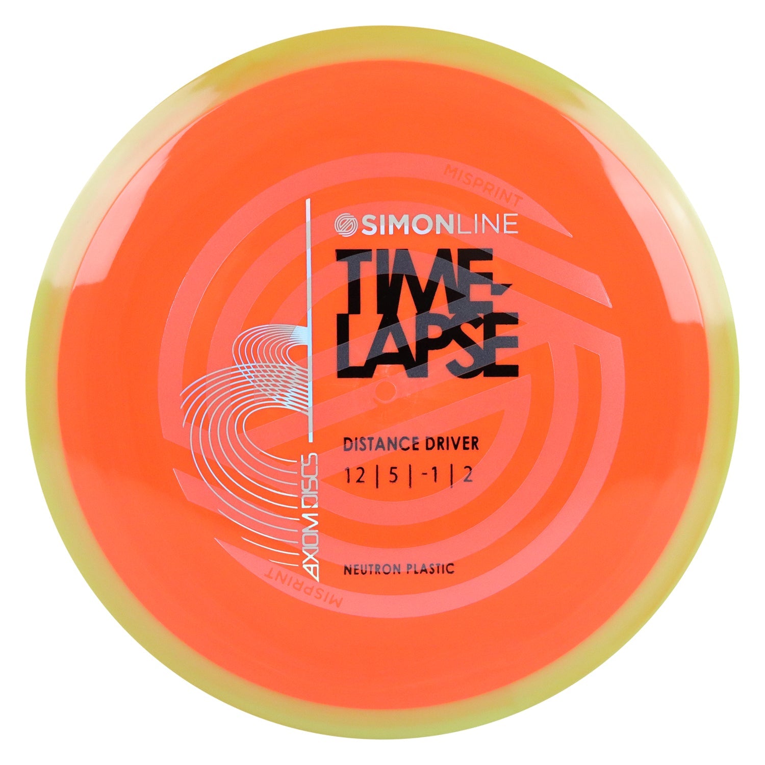 Axiom Disc Golf Simon Line Neutron Time-Lapse Retooled Misprint Distance Driver 12/5/-1/2