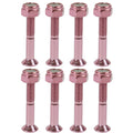 Dime Bag Skateboard Mounting Hardware 1.25" Phillips Pink Nuts and Bolts