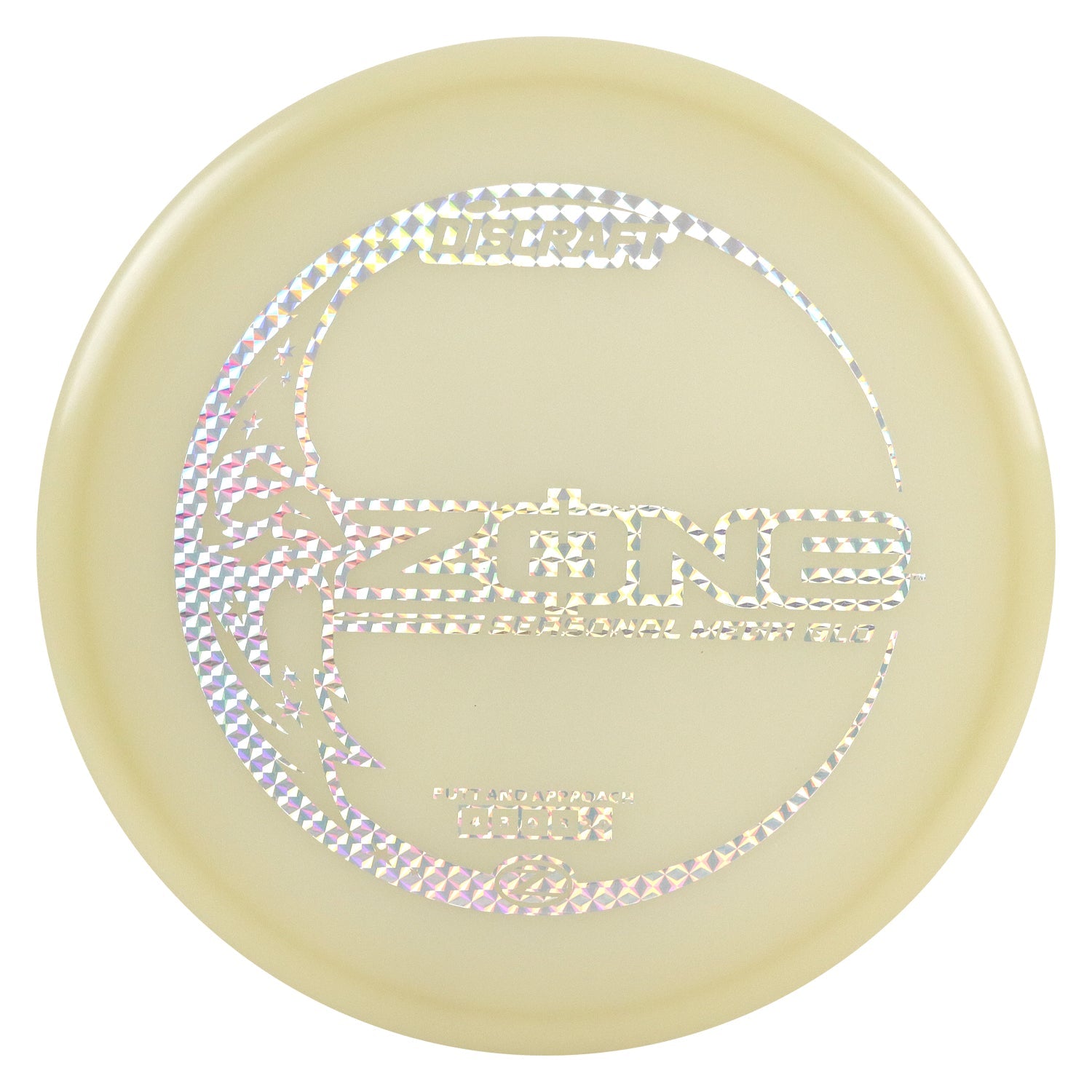 Discraft Disc Golf Seasonal Mega-Glo Zone Putter 4/3/0/3 - Choose Exact Disc