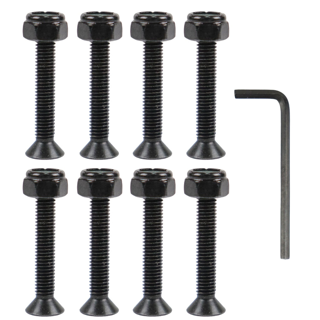 Dime Bag Skateboard Mounting Hardware 1" Allen Nuts and Bolts with Wrench