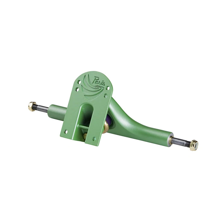 Paris Longboard Trucks Kit (Tropic Green) With Blood Orange 65mm Wheels & Independent Bearings