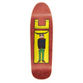 New Deal Skateboard Deck Templeton Bullman Screen Print Red 9.35" x 31.9"