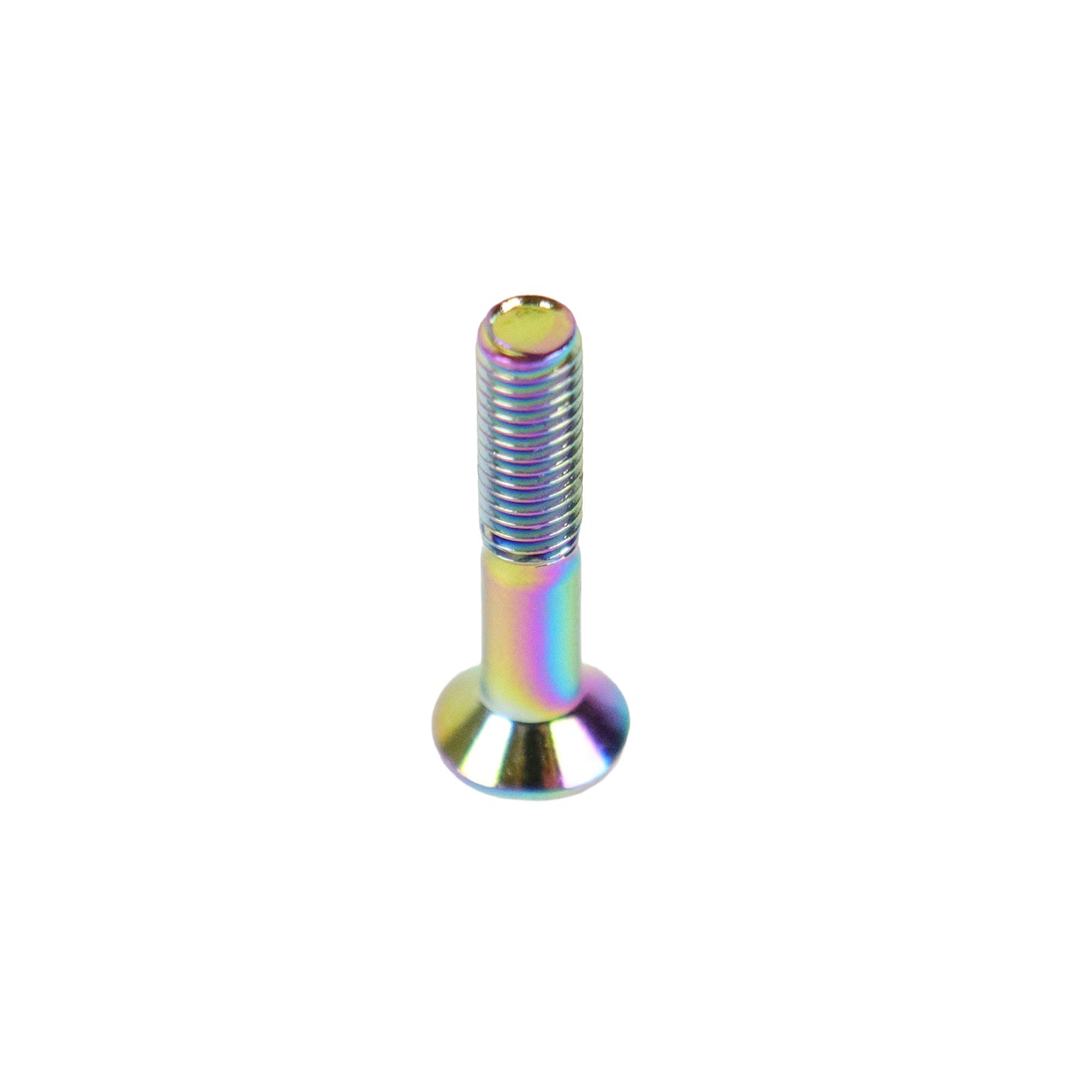 Dime Bag Skateboard Mounting Hardware 1" Phillips Oil Slick Bolts / Silver Nuts