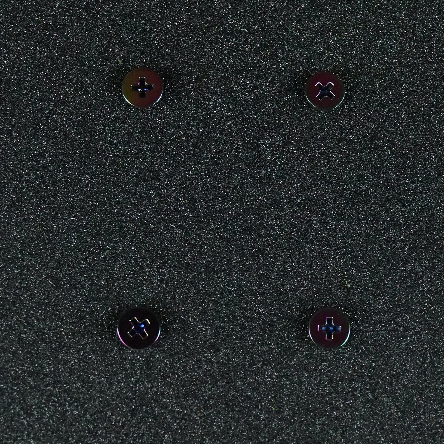 Dime Bag Skateboard Mounting Hardware 1" Phillips Oil Slick Bolts / Silver Nuts