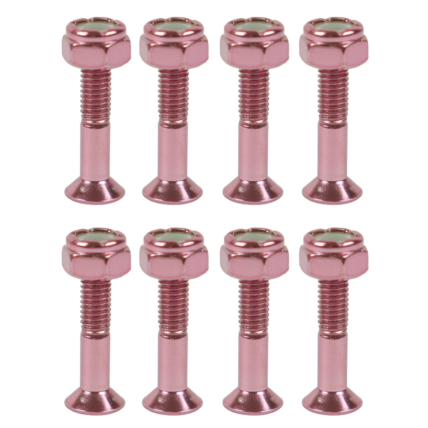 Dime Bag Skateboard Truck 1" Pink Hardware Refresh Kit with Nuts, Spacers, Washers