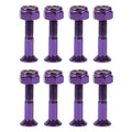 Dime Bag Skateboard Mounting Hardware 1" Phillips Purple Nuts and Bolts