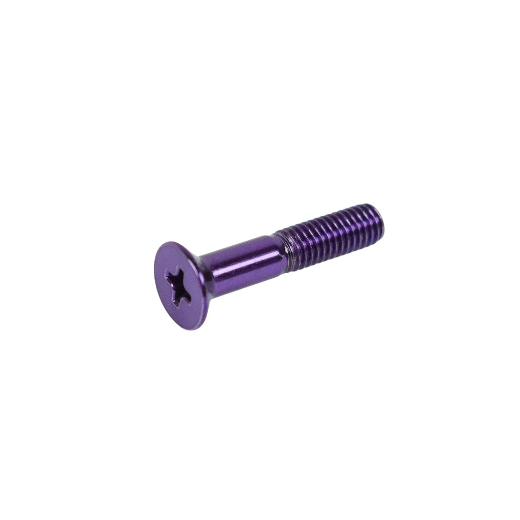 Dime Bag Skateboard Mounting Hardware 1" Phillips Purple Nuts and Bolts