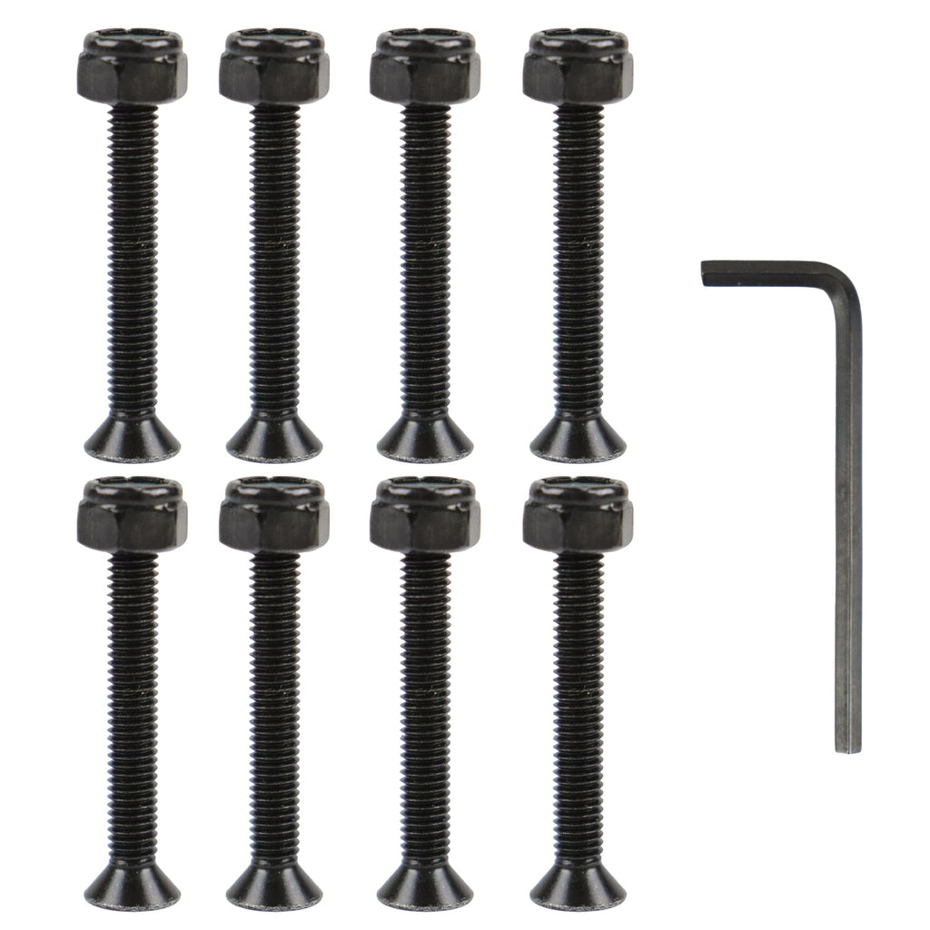 Dime Bag Skateboard Mounting Hardware 1.5" Allen Nuts and Bolts with Wrench