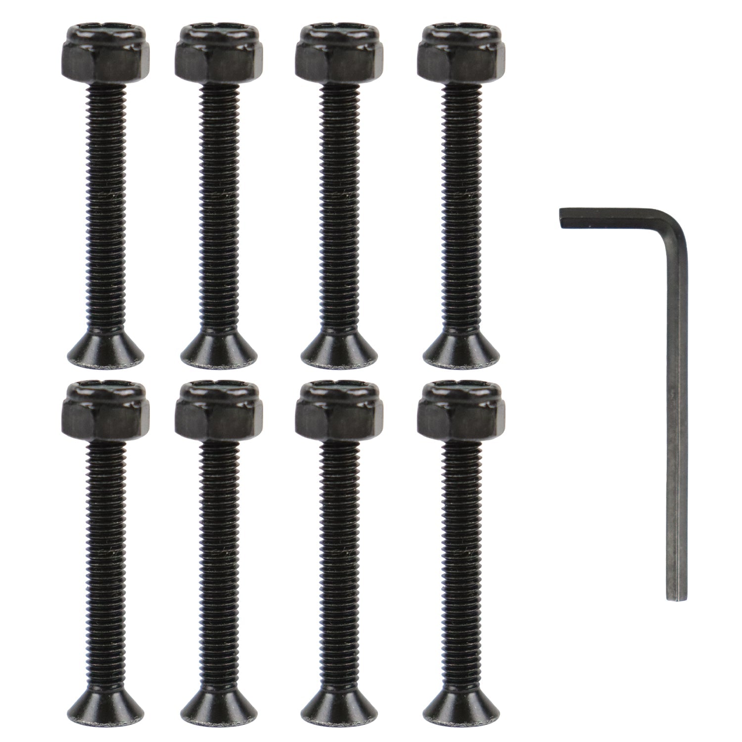 Dime Bag Skateboard Mounting Hardware 1.5" Allen Nuts and Bolts with Wrench