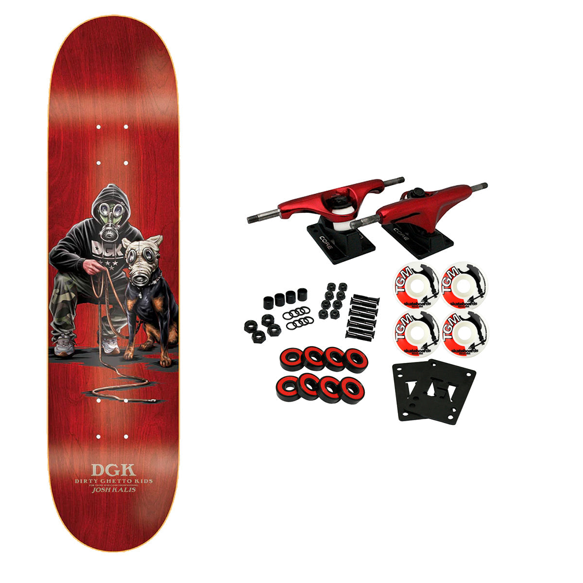 DGK Skateboard Complete Josh Kalis Armageddon 2.0 8.06" x 31.45"